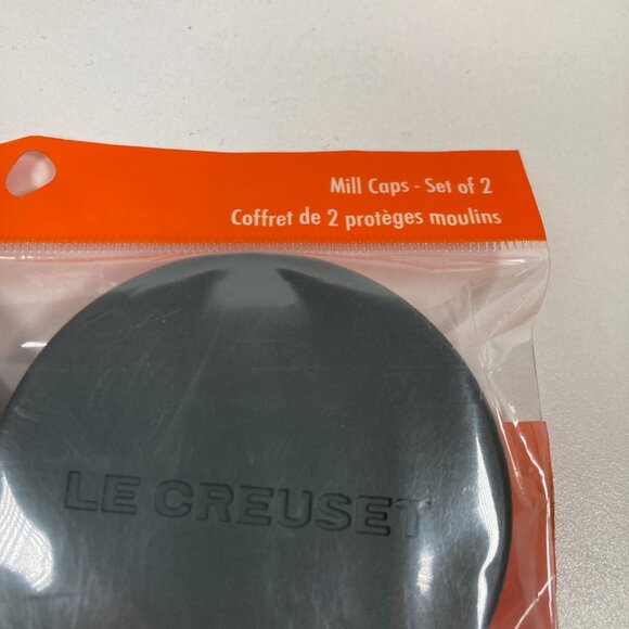 Le Creuset - Mill Caps - Set of 2 - Gray - NWT - Picture 4 of 5